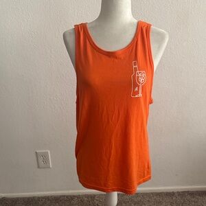 Aperol Spritz Tank Top with Wine Glass Graphic